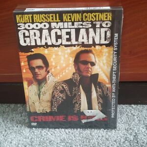 3000 Miles to Graceland DVD 2001 - Kurt Russell, Kevin Costner - New & Sealed